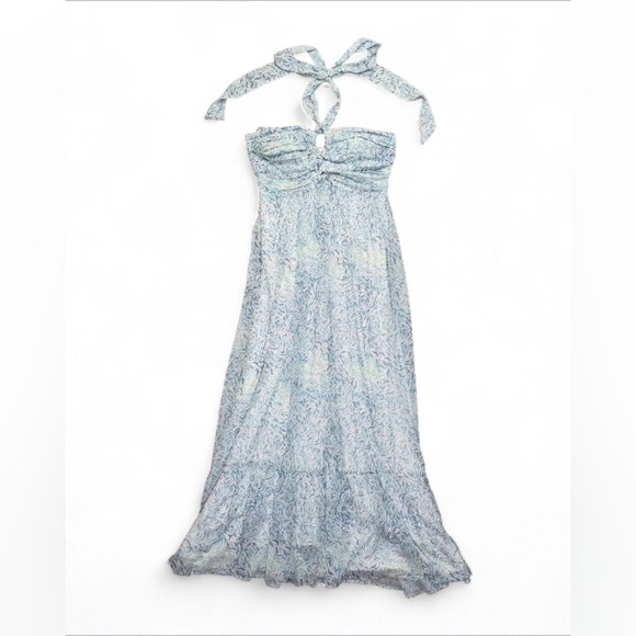 Allison New York Floral Halter Maxi Dress Size Medium - Picture 14 of 14